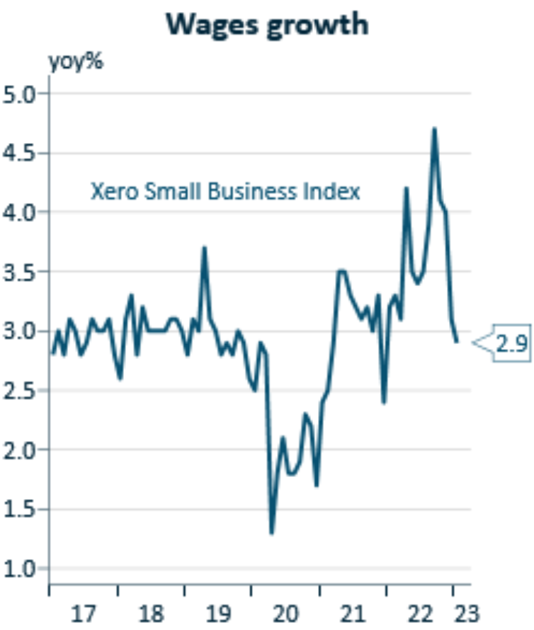 Xero wages growth